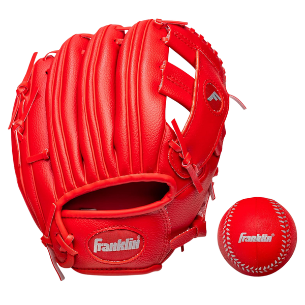 Kids RTP 9.5" Teeball Right Hand Throw Gloves Set