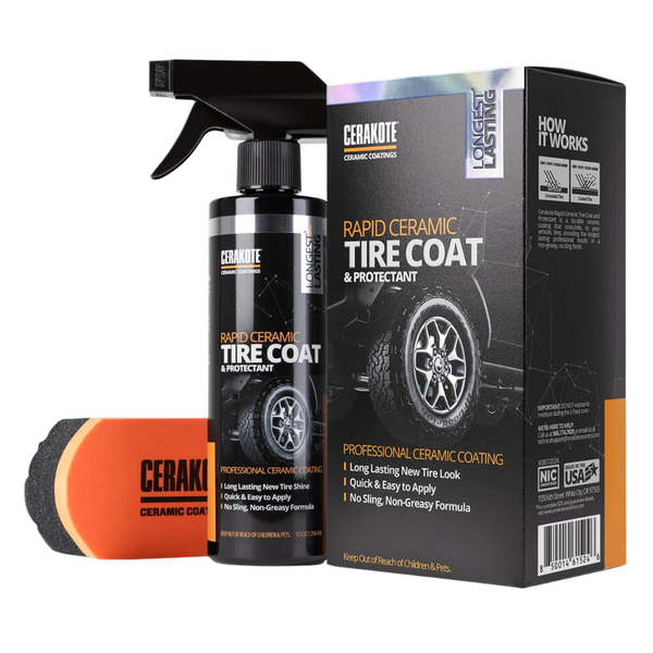10Oz Rapid Ceramic Showroom New Deep Tire Black Shine Coat