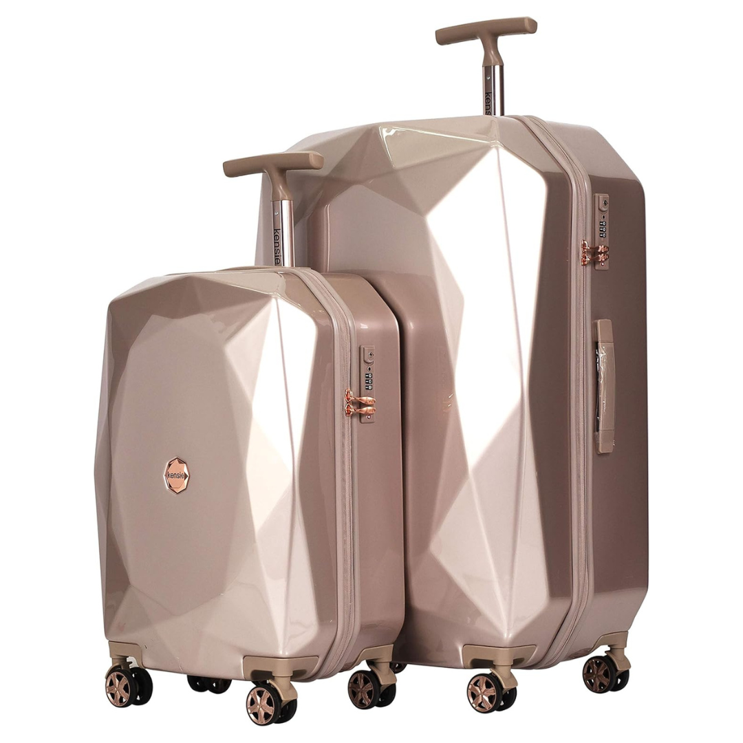 2-Piece Kensie Women's Gemstone Luggage Set (28"/20")
