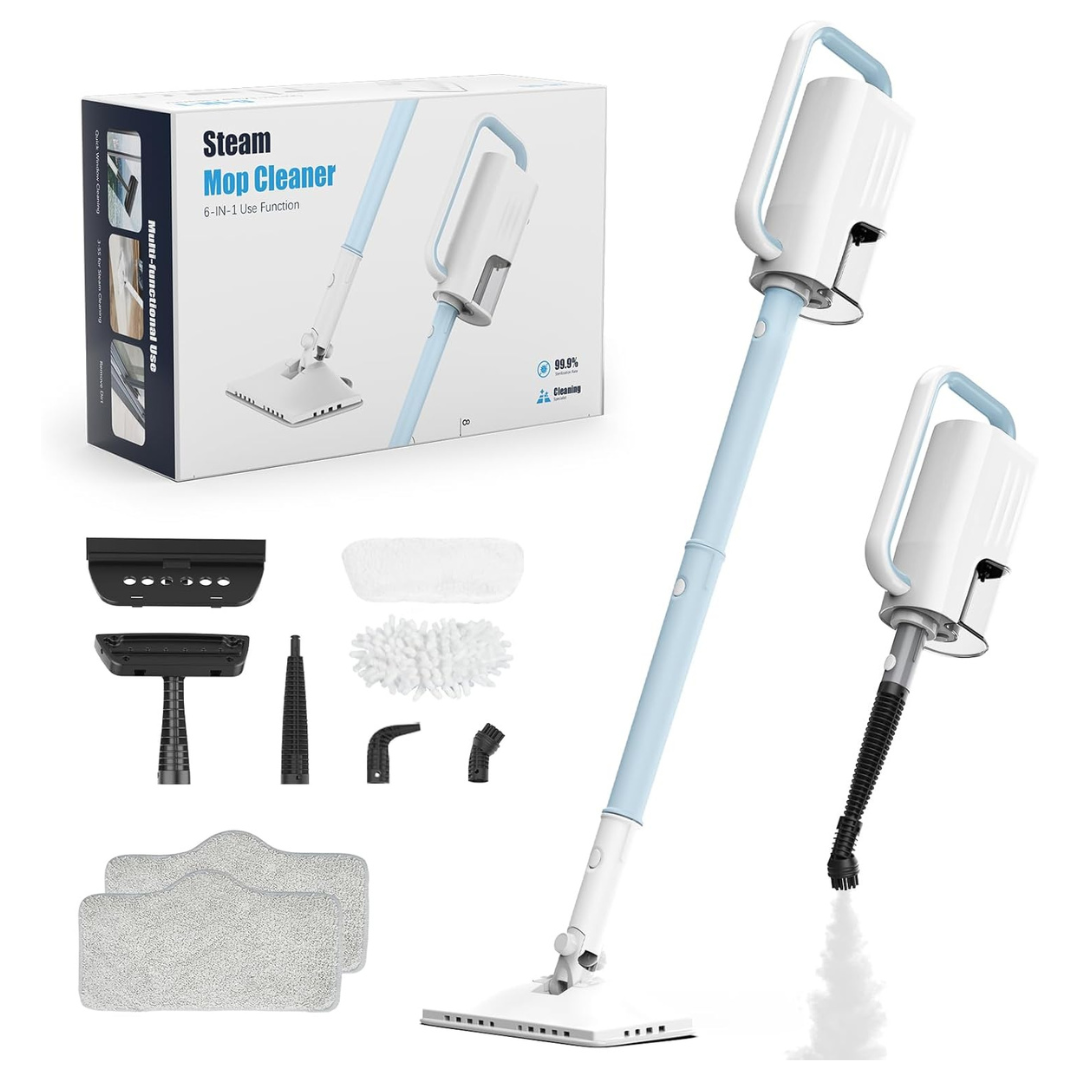 7-in-1 1200W Rotated Steam Mop Cleaner