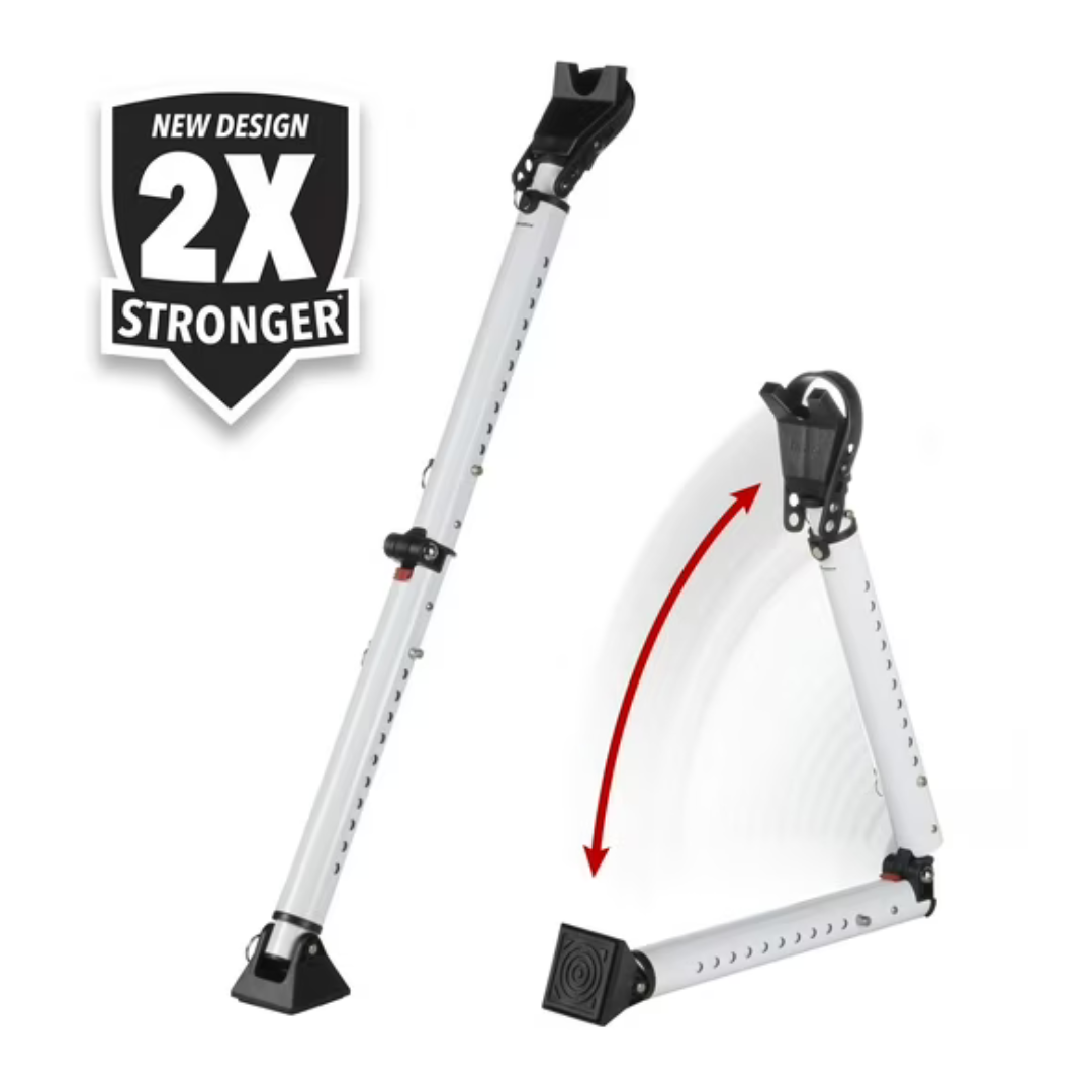 Master Lock Compact Adjustable Folding Security Bar Door Stopper