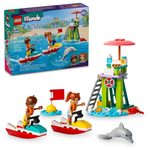 LEGO Friends Beach Water Scooter Lifeguard Toy 42623 Building Set