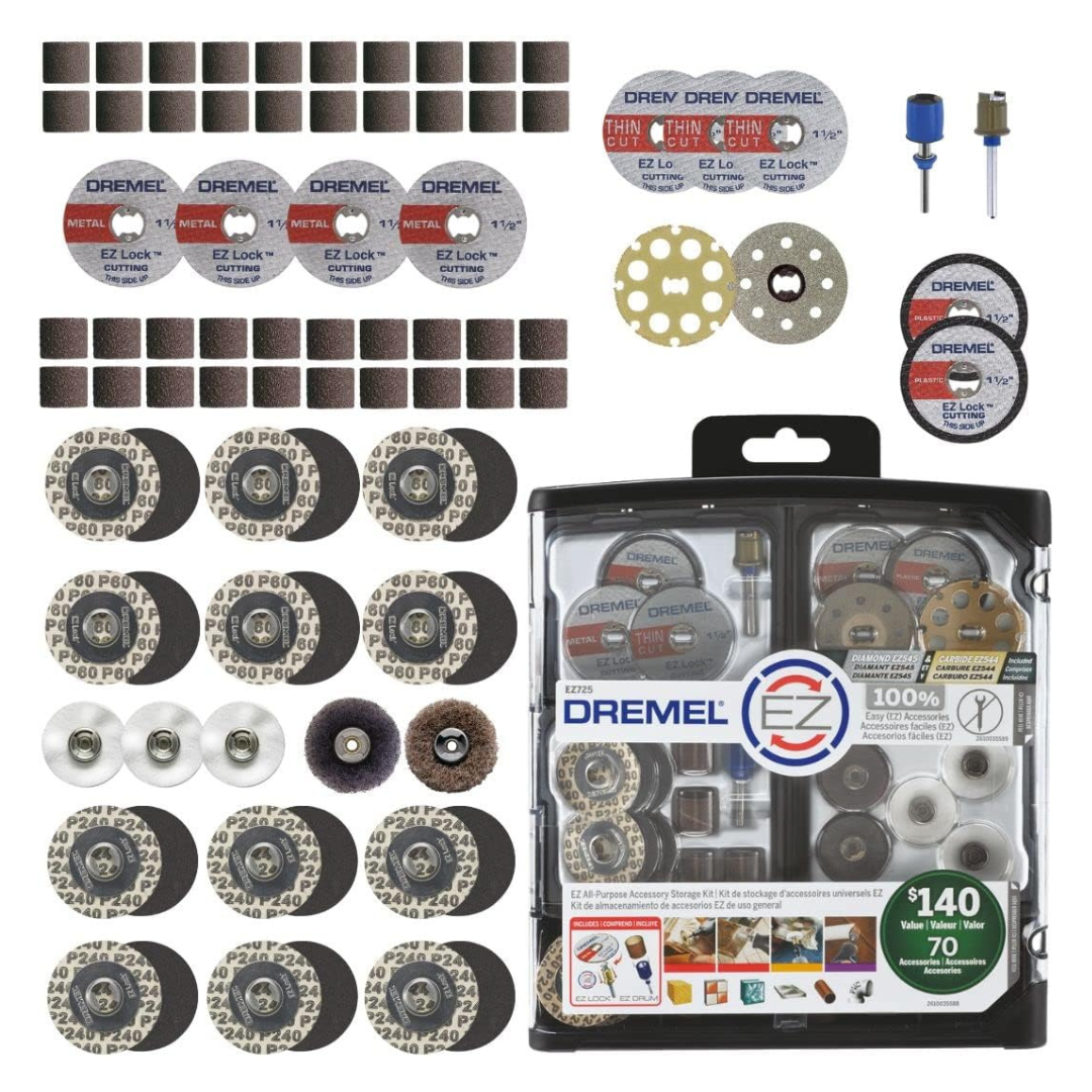 Dremel 70-Piece All-Purpose Rotary Tool Accessory Set