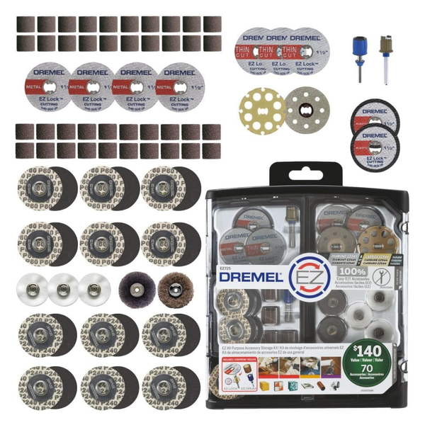 Dremel 70-Piece All-Purpose Rotary Tool Accessory Set