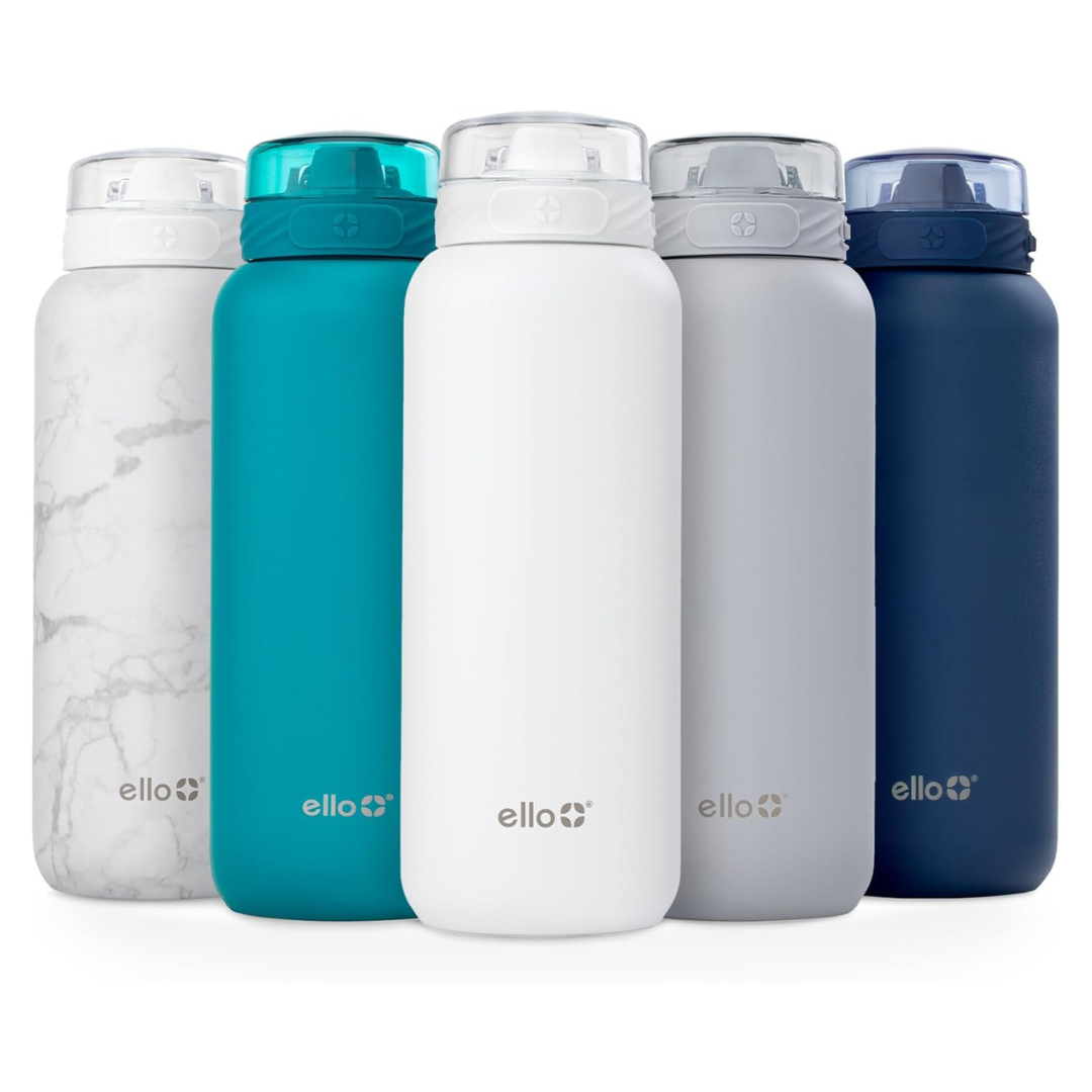22oz Ello Cooper Stainless Steel Water Bottle With Straw And Carry Handle