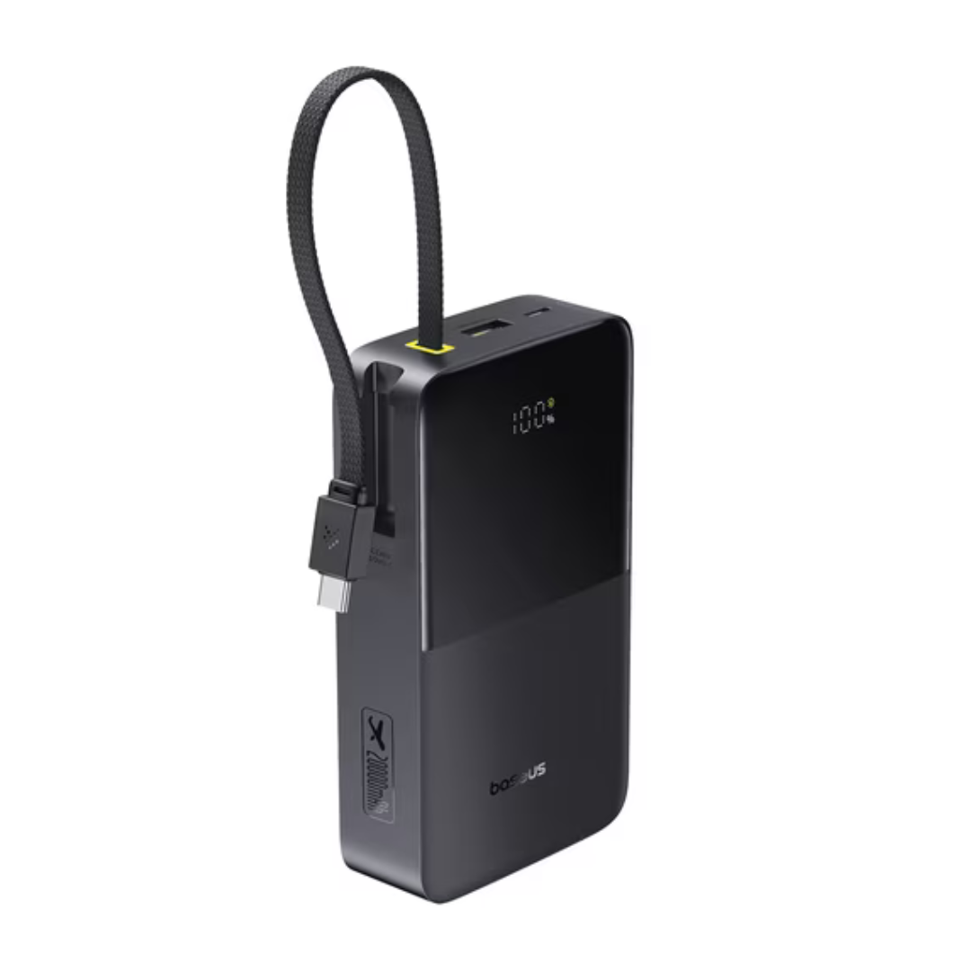 Baseus 20000mAh Power Bank With Built-in Cables