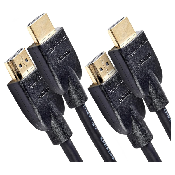 2-Pack 3ft High-Speed 4K HDMI 2.0 Cord