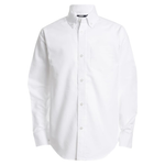 Mens Long Sleeve Solid Button-down Shirts With Chest Pocket