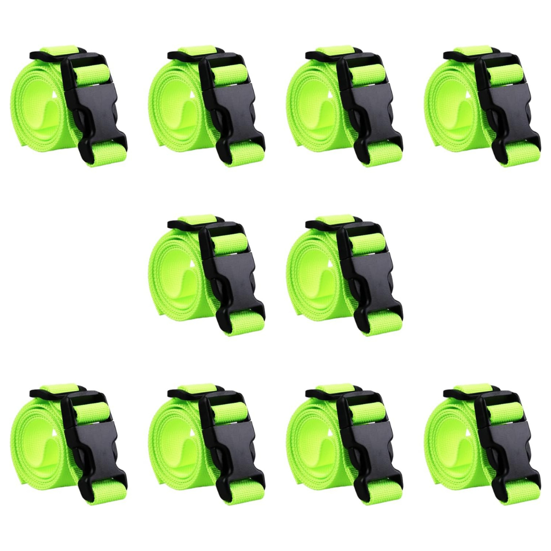 10-Pack Magarrow Adjustable Packing Straps With Buckle