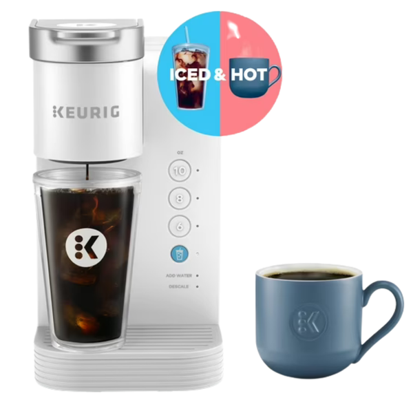 Keurig K-Express Essentials Plus Iced & Hot K-Cup Pod Coffee Make