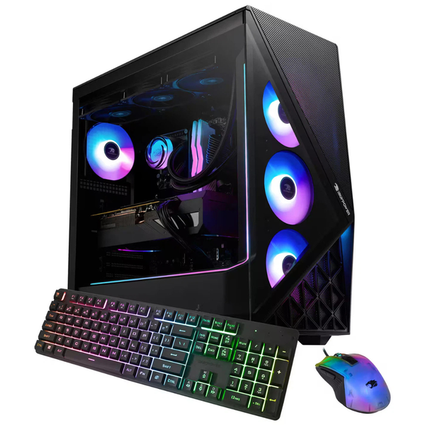 iBUYPOWER Slate Gaming Desktop (Ryzen 7 9800X3D / 32GB RAM / 2TB SSD / 16GB RX 9070XT)