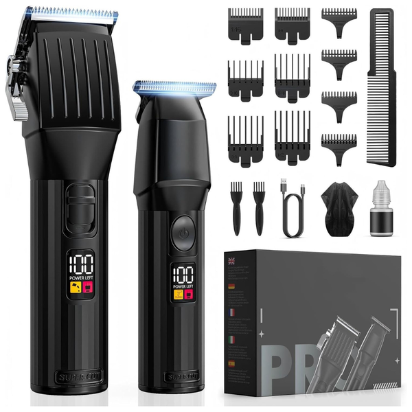 Solati Cordless Rechargeable Hair Clipper & Trimmer Set With Accessories