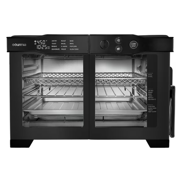 Gourmia French Door 6-Slice Digital Toaster Oven Air Fryer (24L)