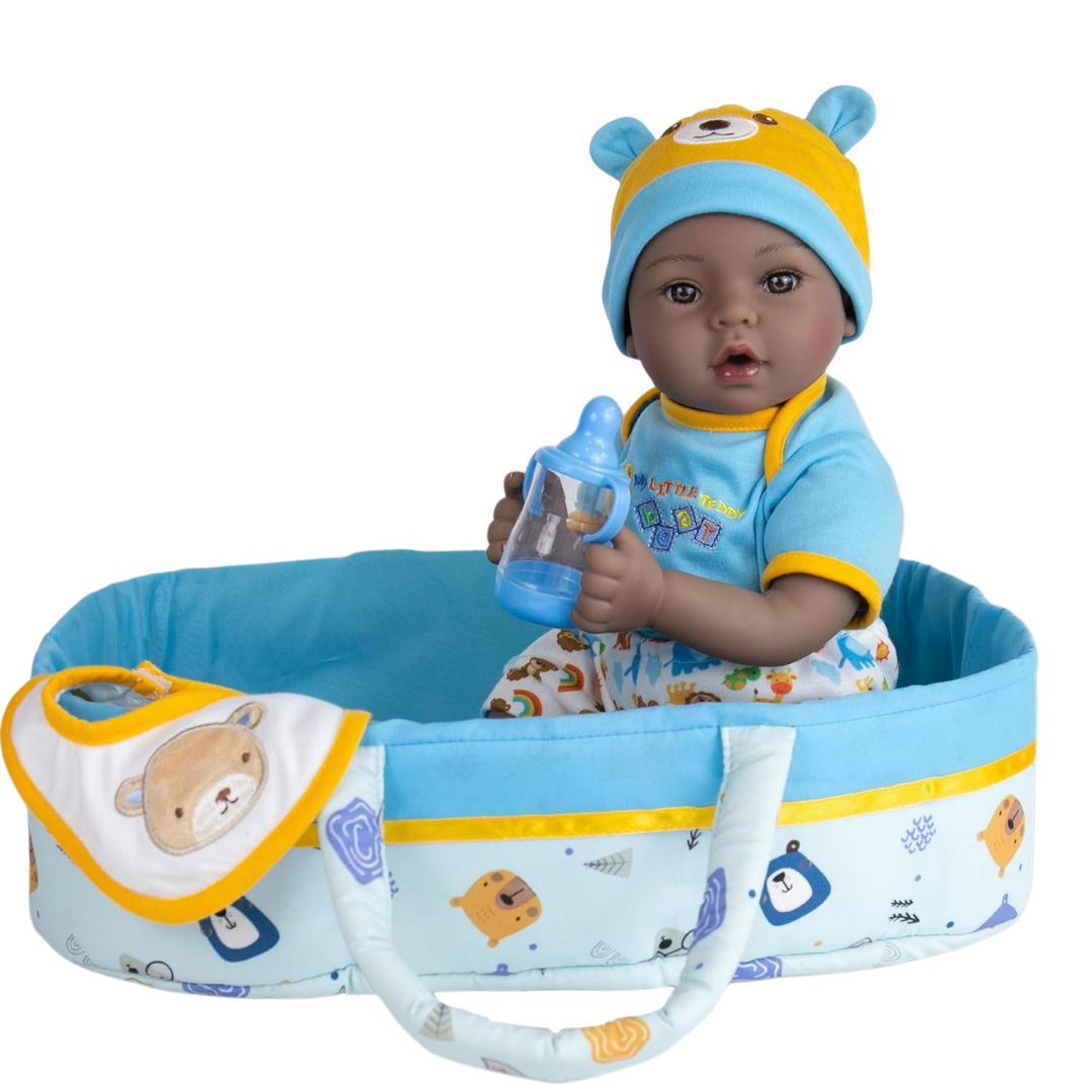 18'' Lifelike Reborn Baby Doll with Clothes and Toy Accessories