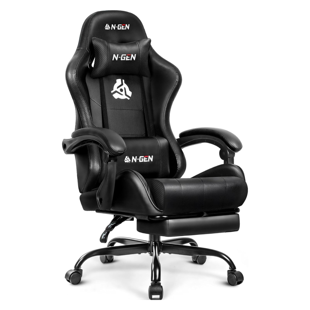 N-GEN GAMING High Back Recliner Video Gaming Chair