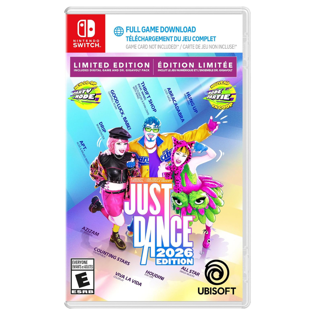 Just Dance 2026 Limited Edition for Nintendo Switch (Code in Box)