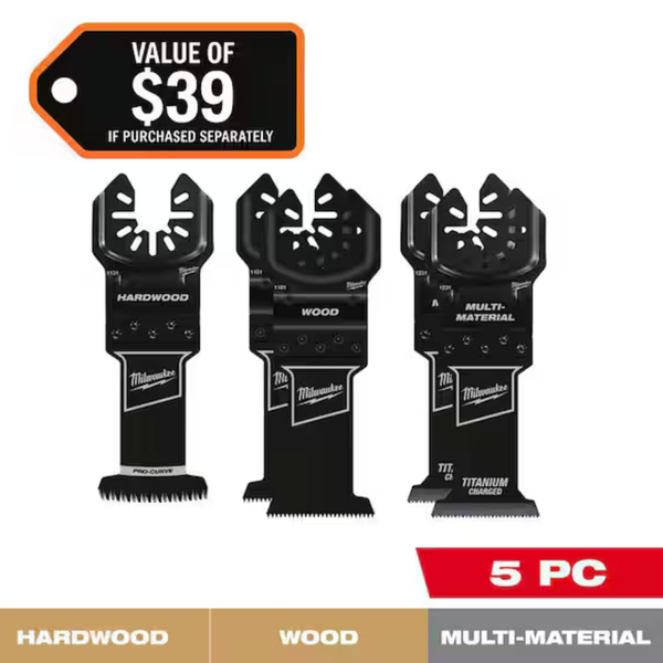 Milwaukee Open-Lok Variety Oscillating Blade Set
