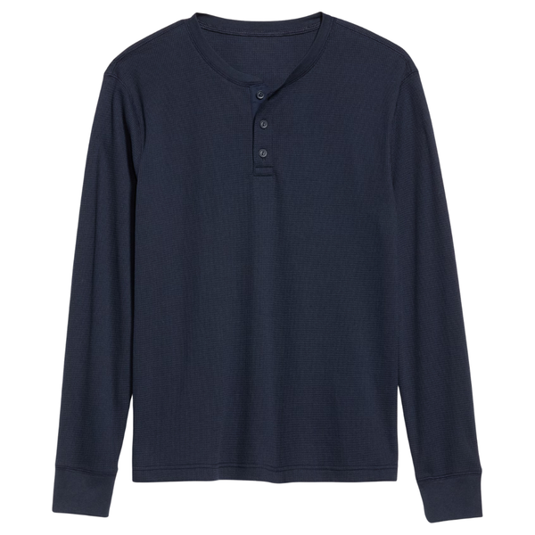 Oldnavy Men's Waffle Henley T-Shirt (various colors)