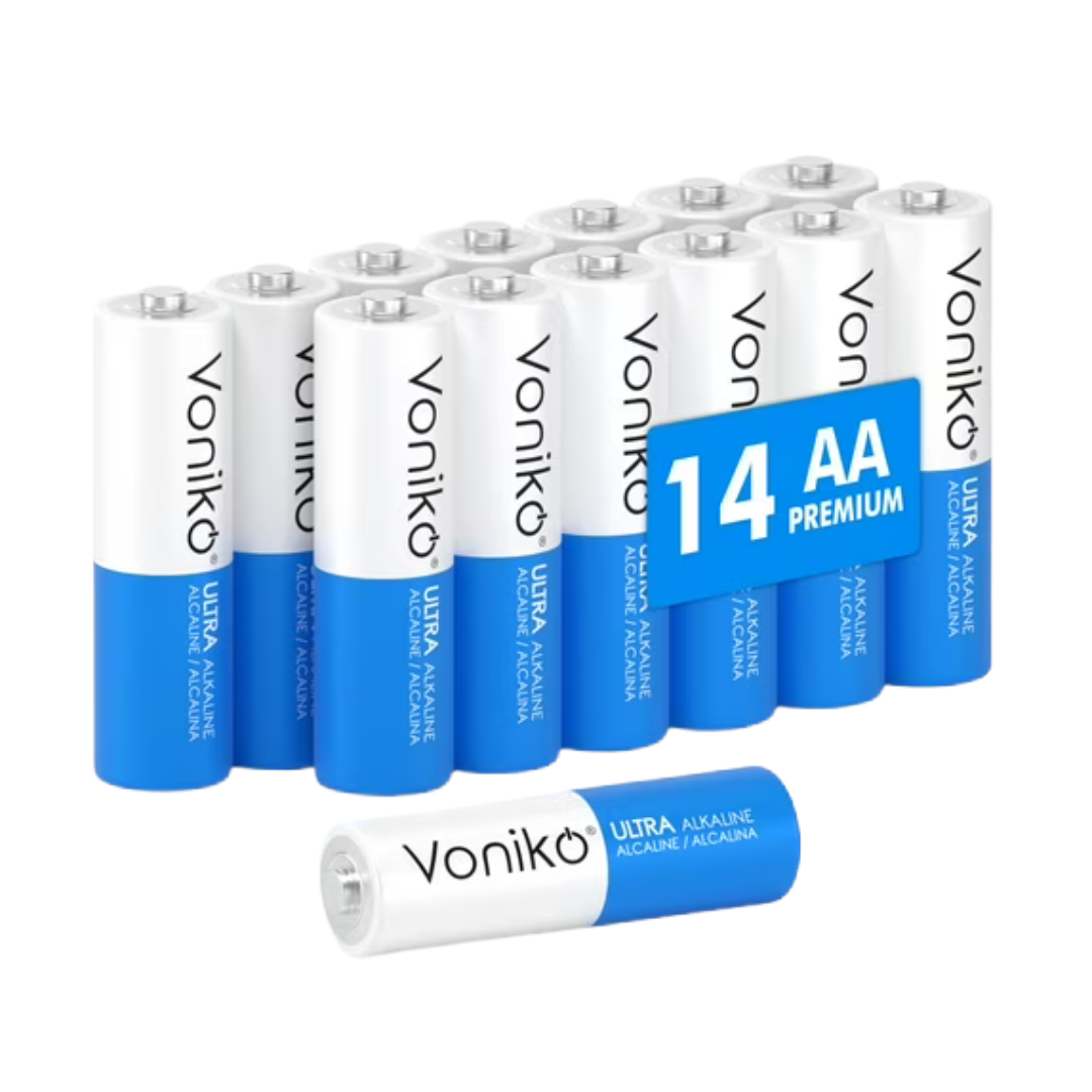 14-Pack Voniko 1.5 Volt Alkaline AA Batteries