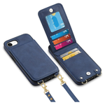 iPhone 16e Wallet Case With Card Holder & Lanyard