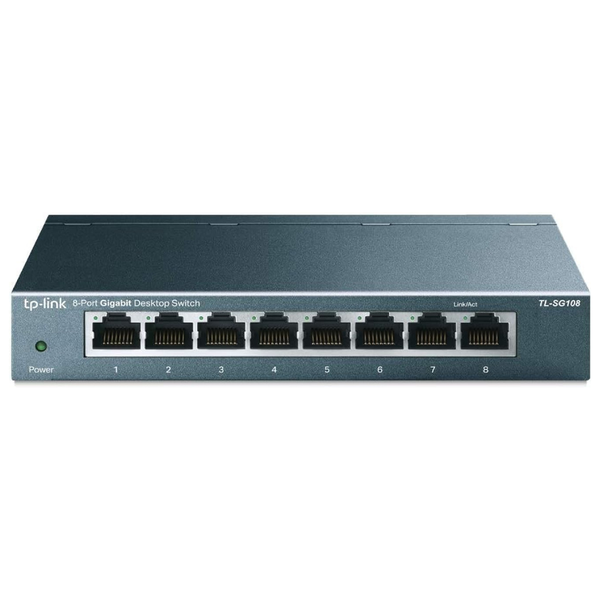 TP-Link TL-SG108 8-Port Unmanaged Gigabit Desktop Switch [Used - Like New]