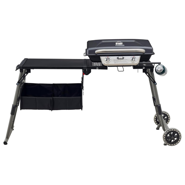 Cuisinart Prep 'N Go 18,000 BTUs Folding Portable Stand-Up Gas Grill W/ Wheels