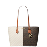 Michael Kors Outlet Sheila Large Signature Logo Tote Bag
