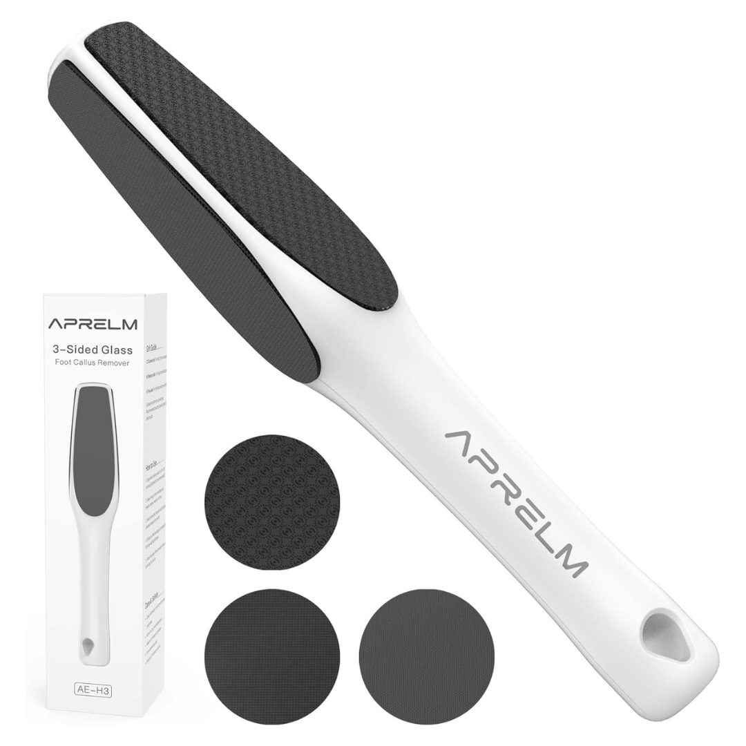 3-in-1 Professional 3-Sided Glass Foot Callus Remover