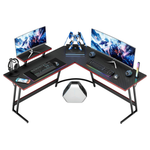 Homall L Shaped Gaming Desk With Large Monitor Riser Stand (51")