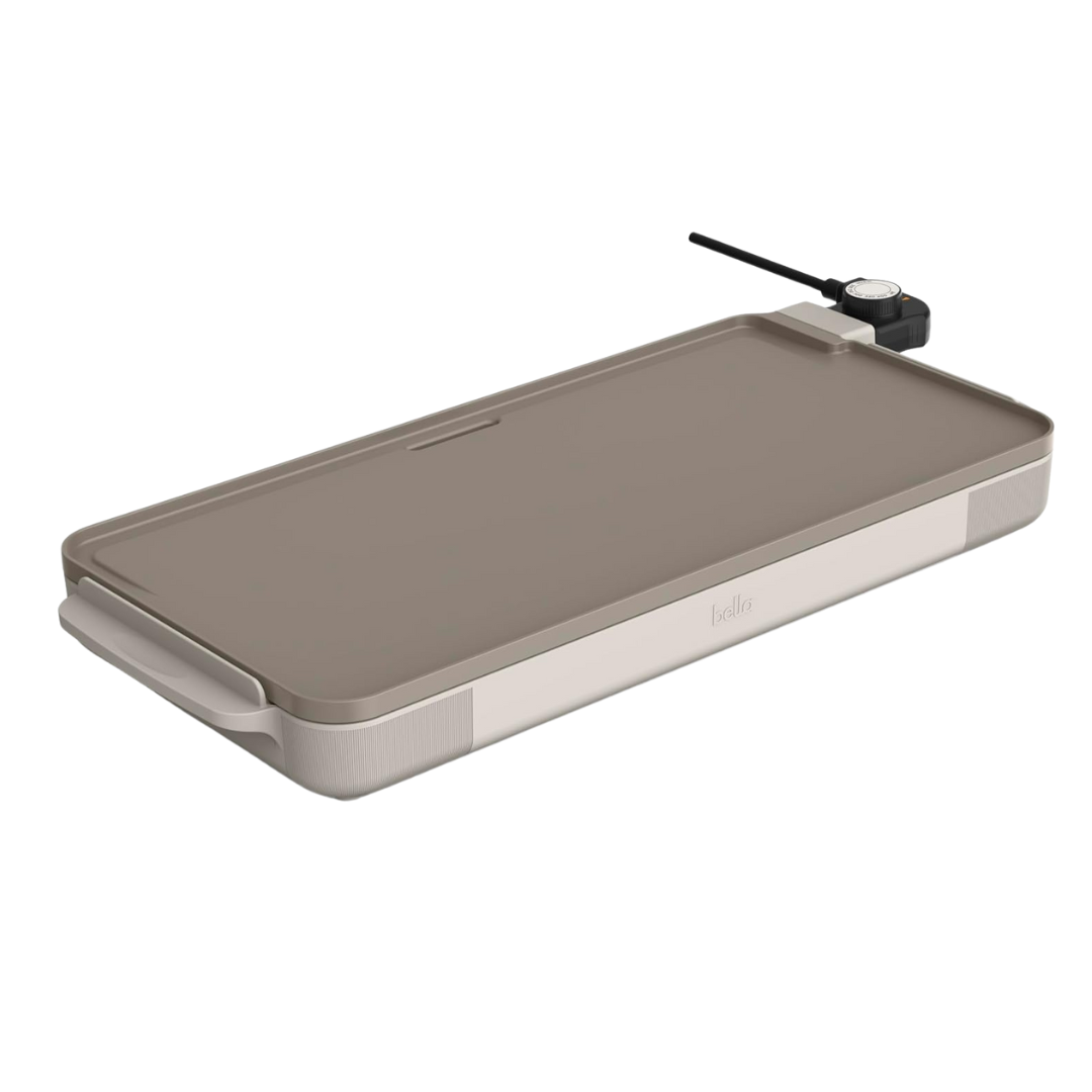 10" x 20" Bella 1500 Watt Electric Griddle With Ceramic Nonstick Coating