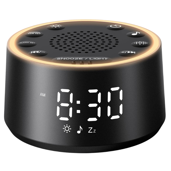 Dreamegg D1 Nova White Noise Sound Machine With Alarm Clock