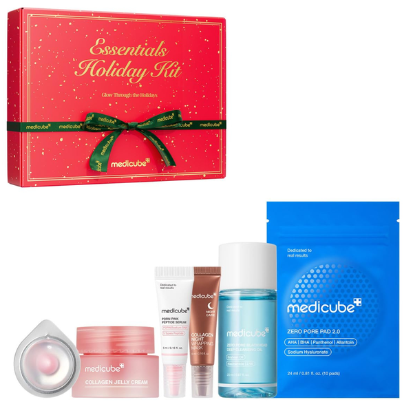 6-Piece Medicube Essentials Skin Care Holiday Kit