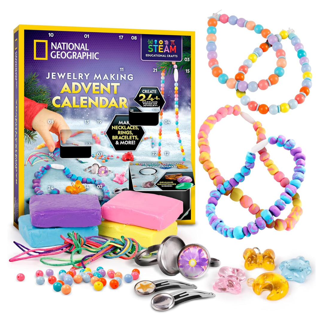 National Geographic Kids Jewelry Making Advent Calendar