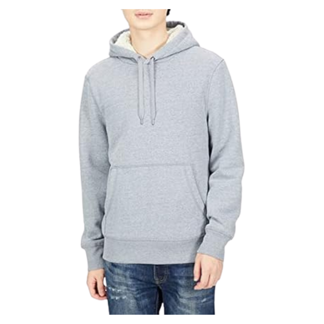 Amazon Essentials Men's Sherpa-Lined Pullover Hoodie