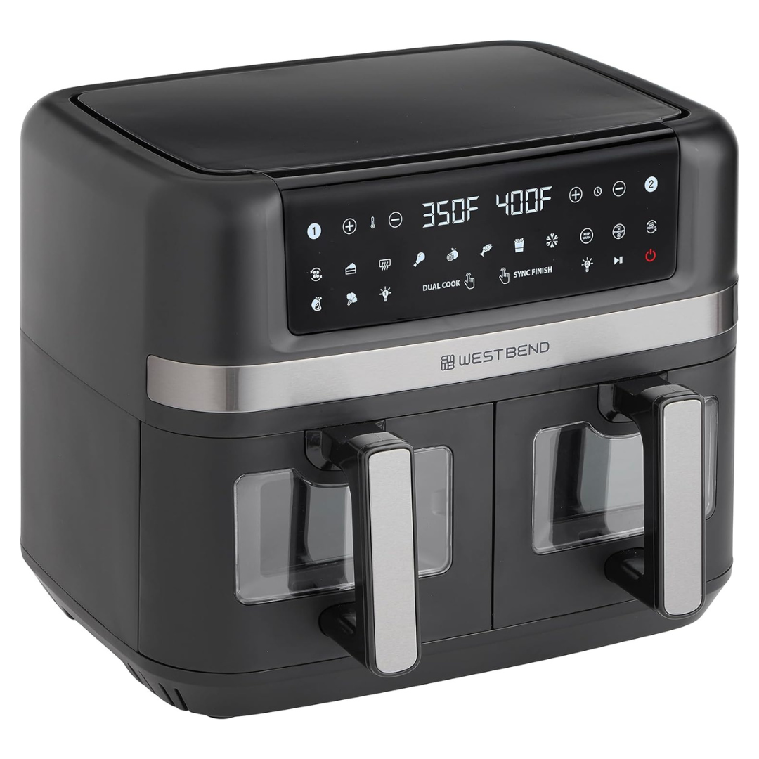 West Bend 10-Quart Double Up Dual Basket Air Fryer