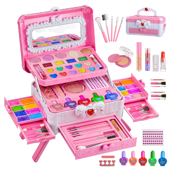 Kids Washable Makeup Sets With Mirror