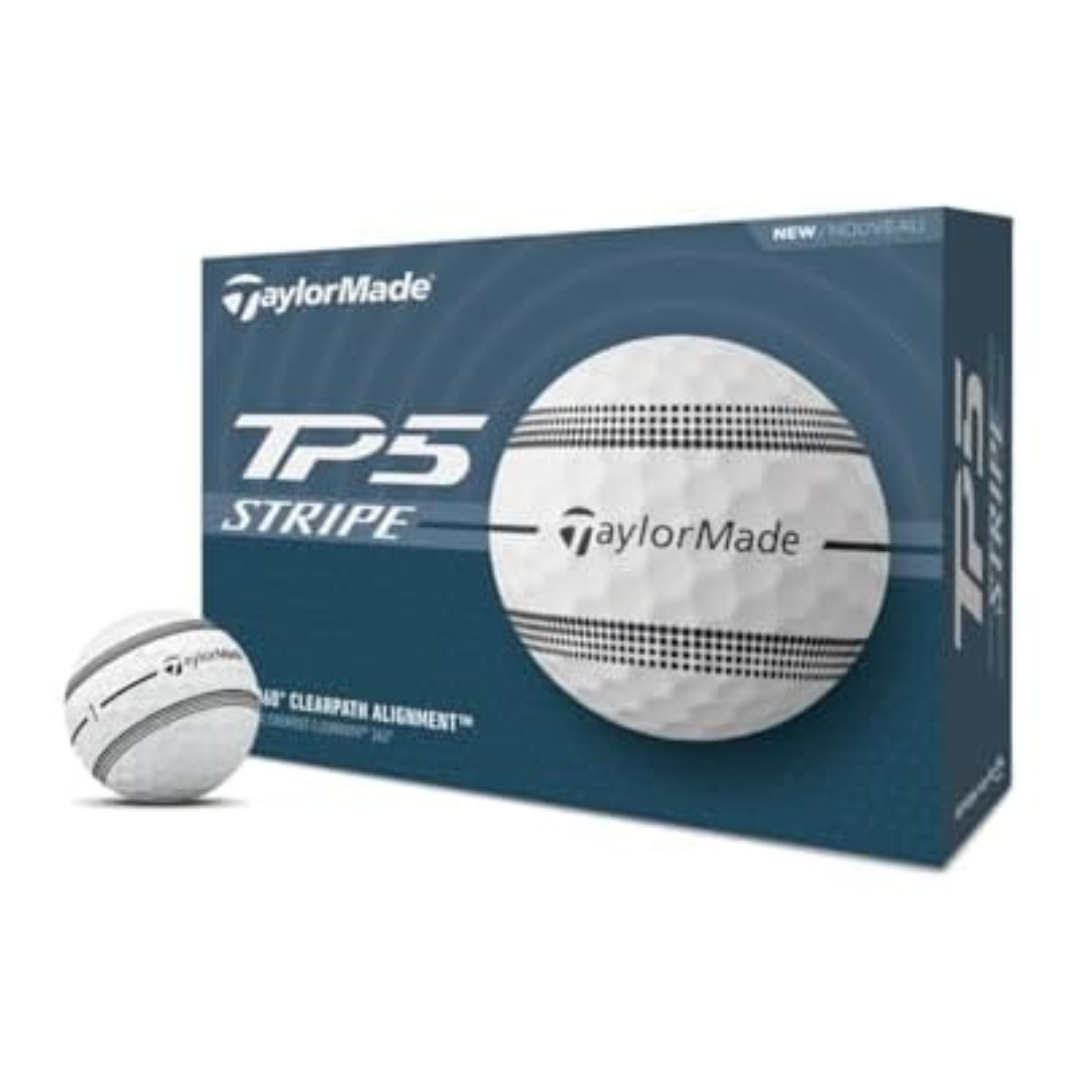 TaylorMade New TP5 Stripe 2024 Golf Balls