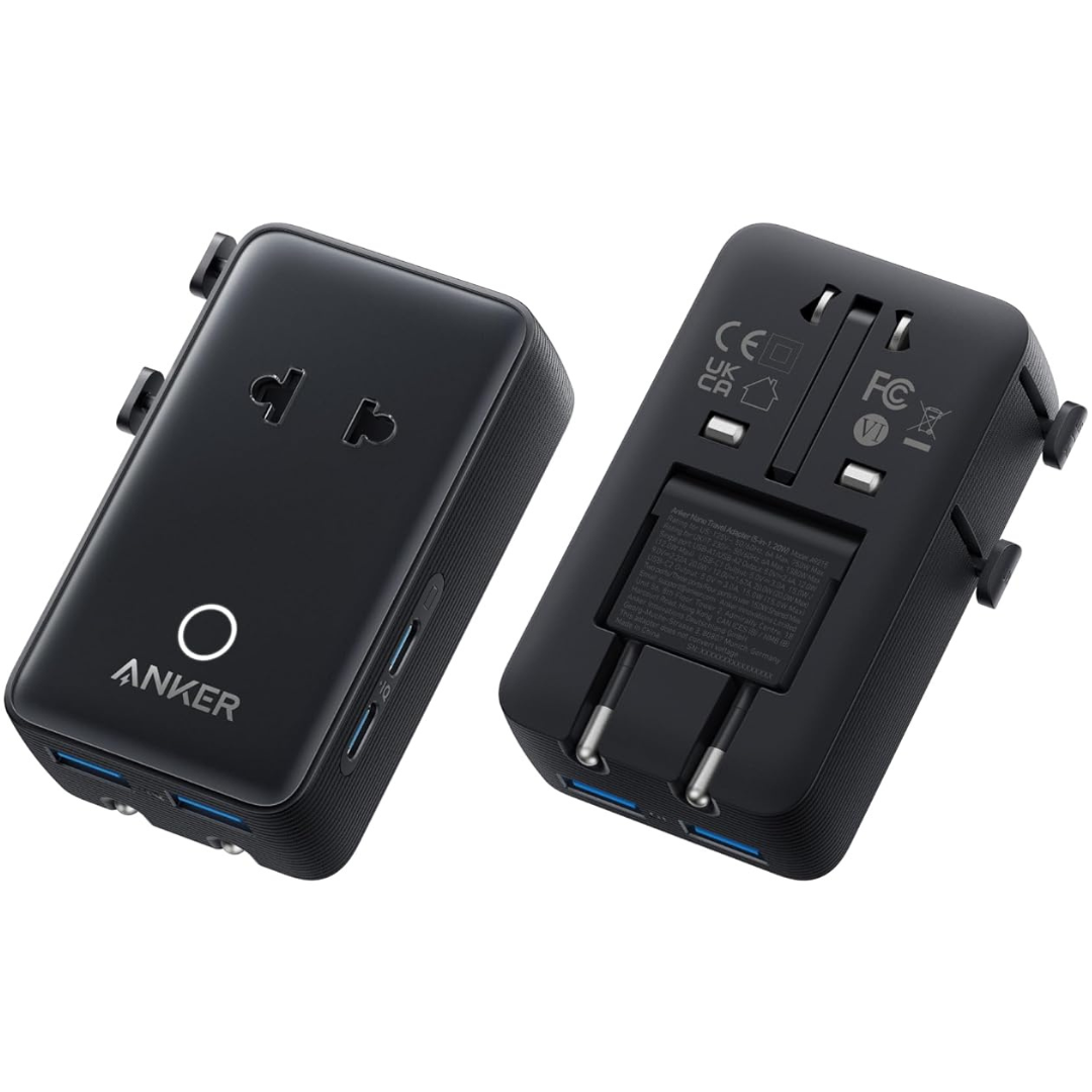 5-Port 20W Anker Nano Travel Power Adapter (2 Colors)