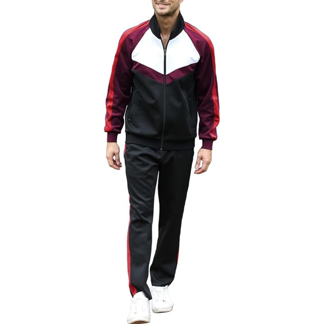 2-Piece Sun Lorence Men's Jogging Track Suit Set (2 Colors)