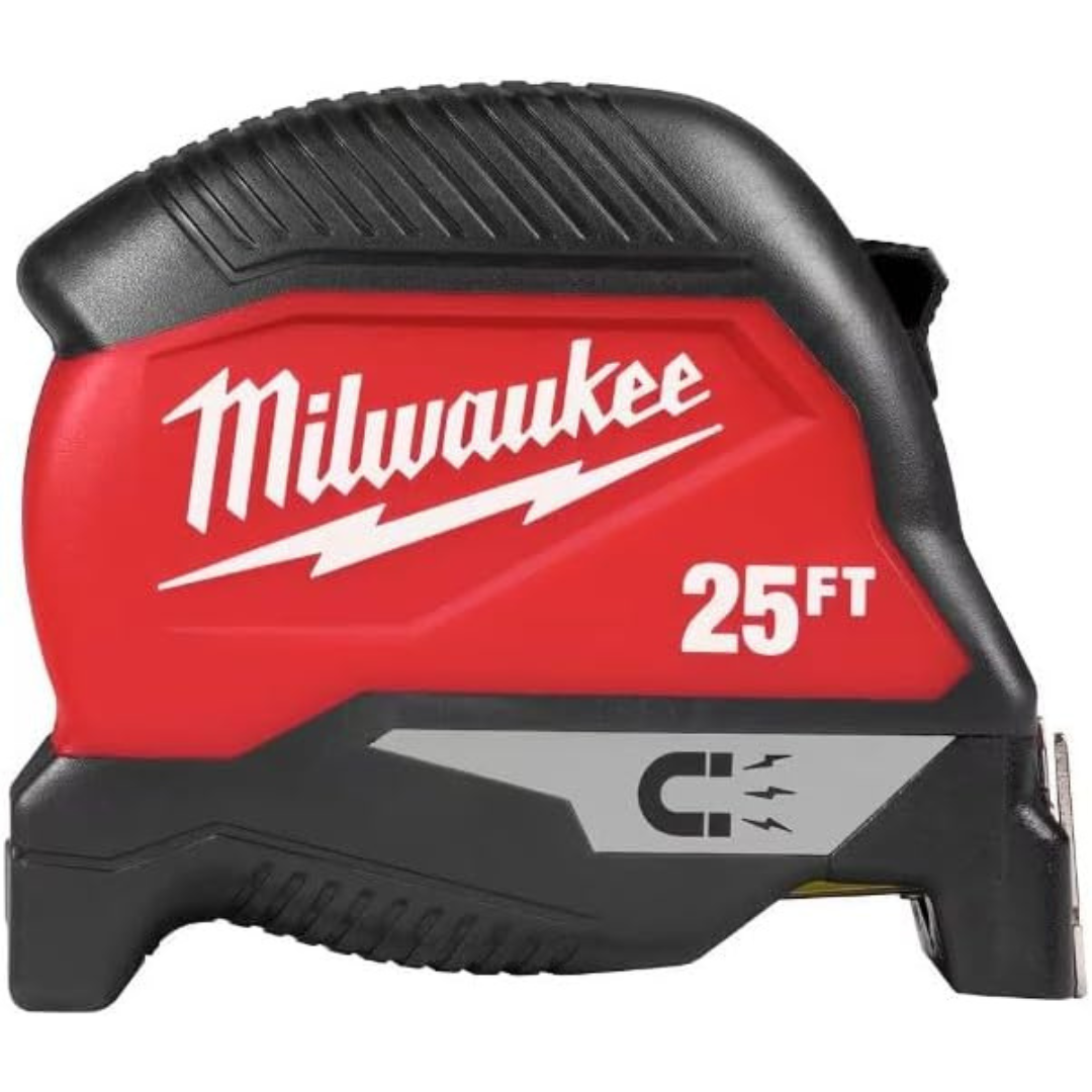 2-Pack Milwaukee 25ft Compact Magnetic Tape Measure