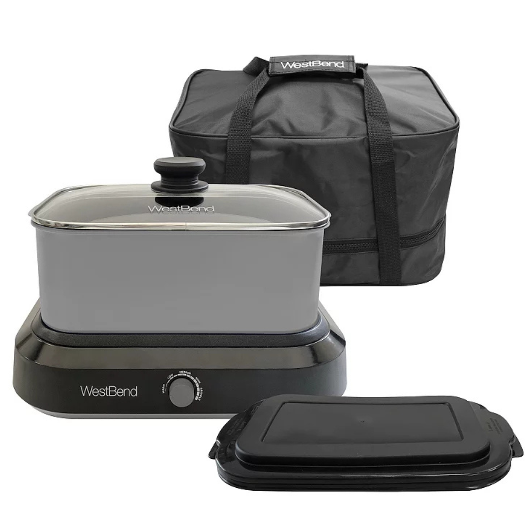 5-Quart West Bend Large Versatility Non-stick Capacity Slow Cooker