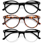 3-Pack Unisex Blue Light Blocking Reading Glasses