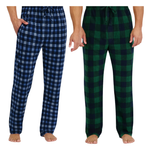 2-Pack Hanes Men's Cozy Microfleece Pajama Sleep Pants (Various)
