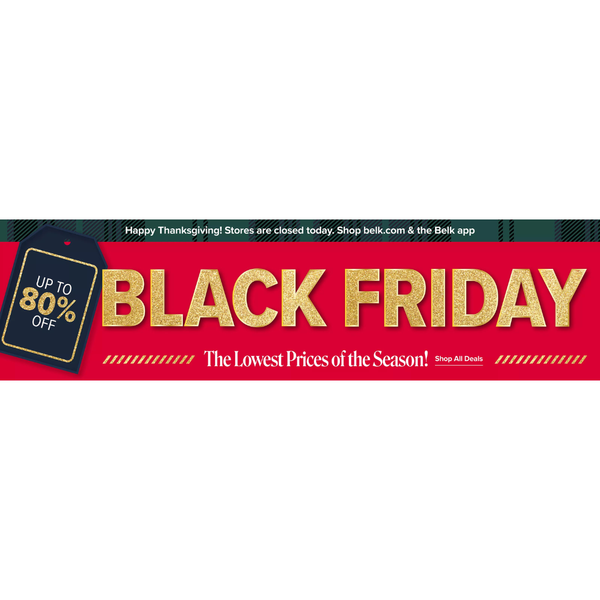 Black Friday Sale: Up To 80% Off + Daily Deals At Belk