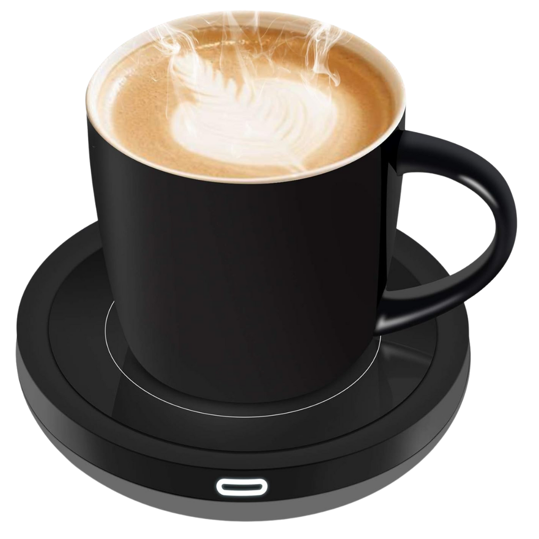 Bestinnkits Smart Coffee Cup Auto On/Off Warmer Set, 14oz