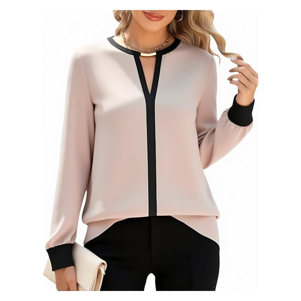 Women's Casual Long Sleeve Corporate Tops