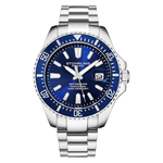 Men's Pro Dive Stainless Steel Sports Watch W/42 MM Case