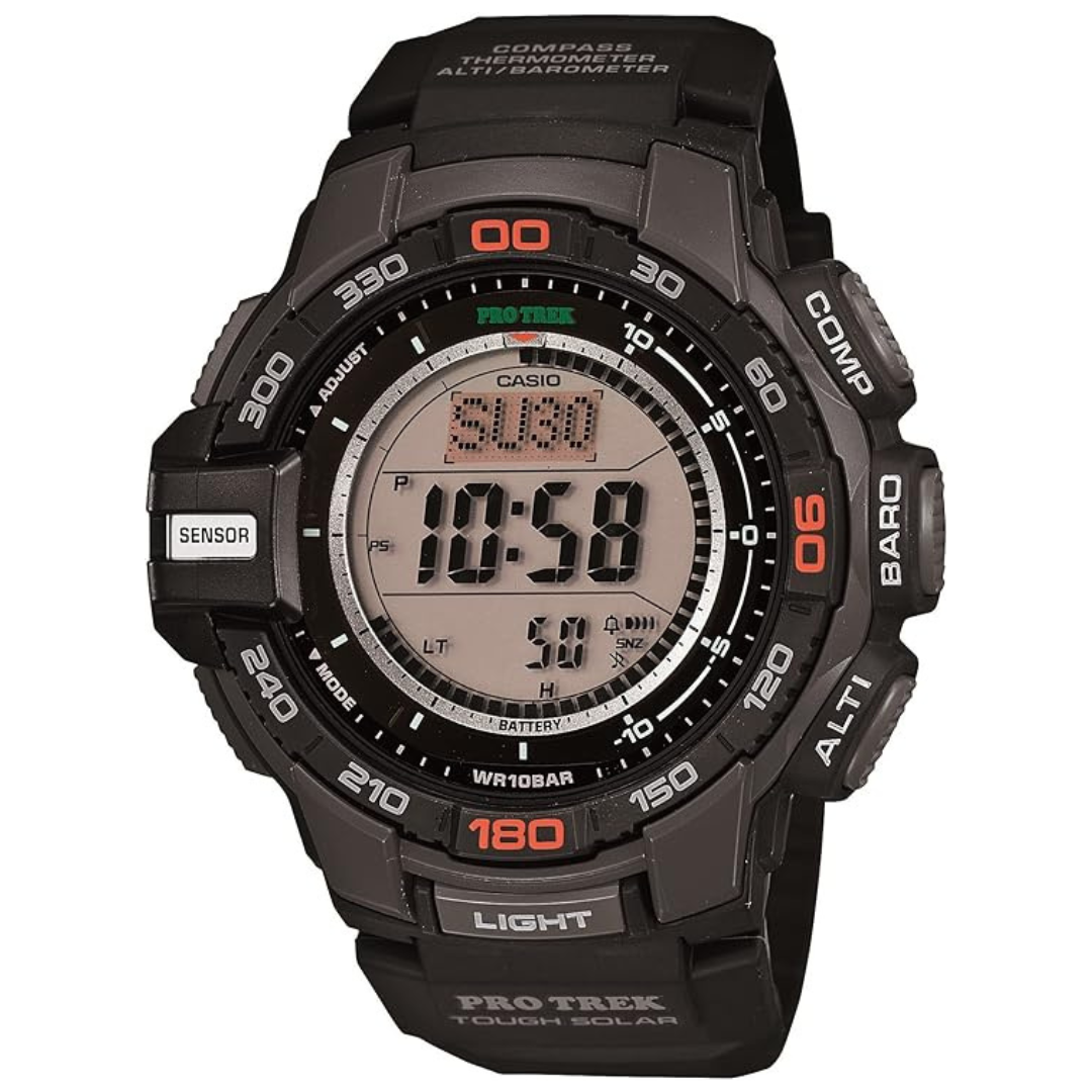 Casio Men's Pro Trek Tough Solar Triple Sensor 50mm Sport Watch