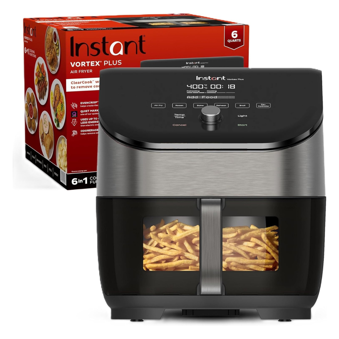 Instant Vortex Plus 6-Quart 6-in-1 Air Fryer Oven With OdorErase