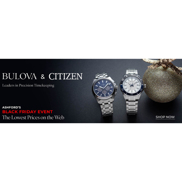 Up To 71% Off + Extra 20% Off Bulova & Citizen Watches At Ashford